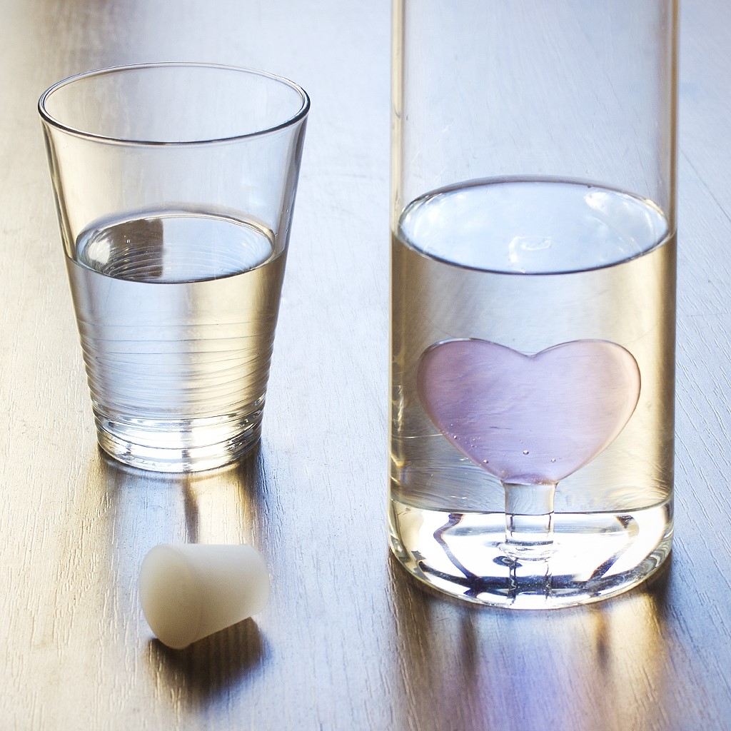 Acquista online Bouteille d'eau en verre borosilicaté Balvi LOVE L. 1,2 Balvi